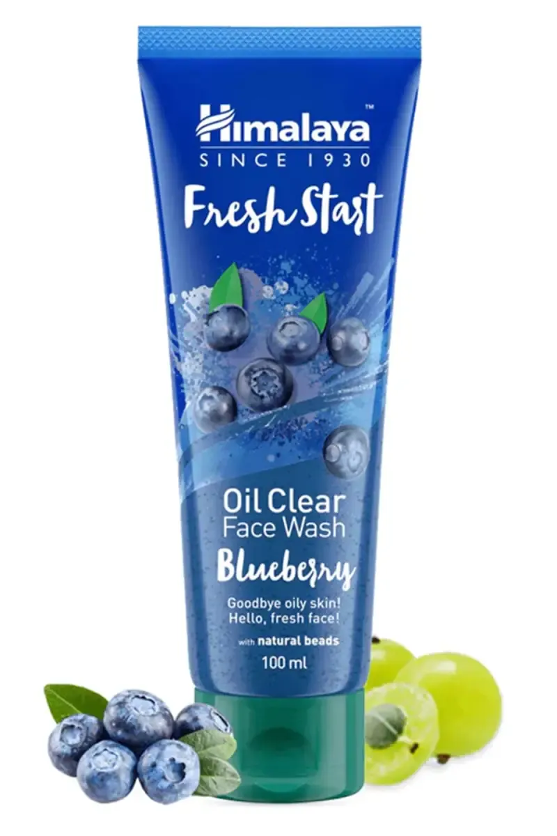 Himalaya Fresh Start Oil Clear Face Wash, Blueberry - 100 ml
