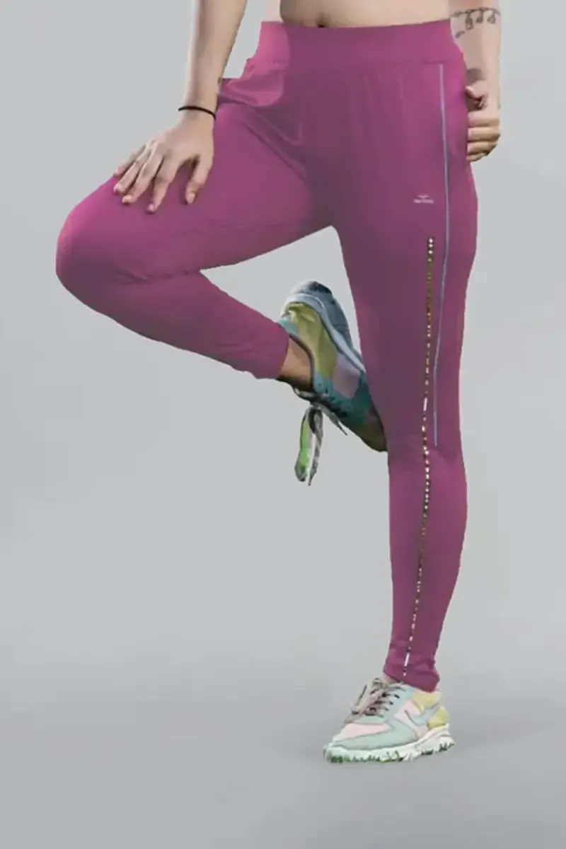 Derkley Cotton Regular Fit Track Pant for Women 010592XXLPIN