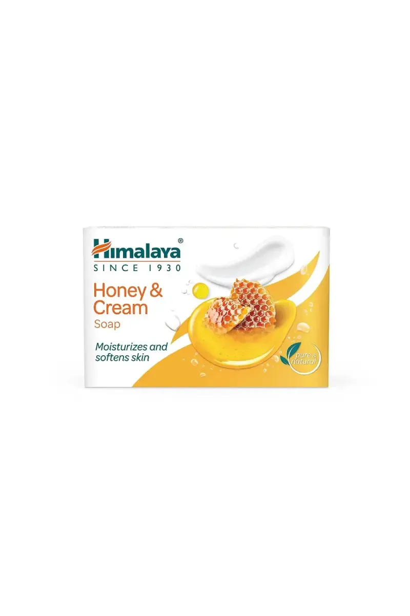 Himalaya Honey & Milk Cream Soap For Moisturized and Soft Skin - 75 g