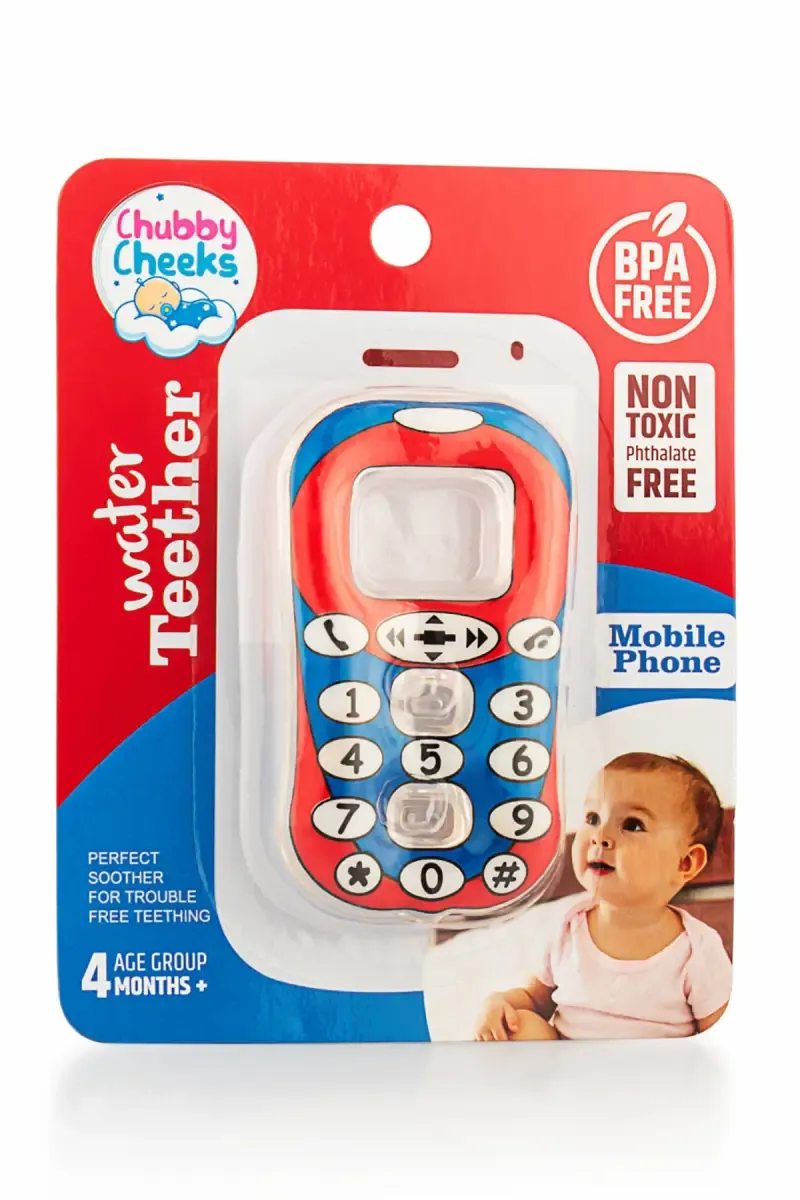 Chubby Cheeks Mobile Shaped Water Teether for Babies