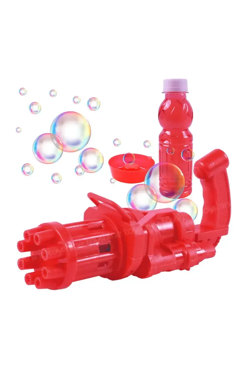 Bubble Maker Machine Water Gun Toys For Kids (Red)