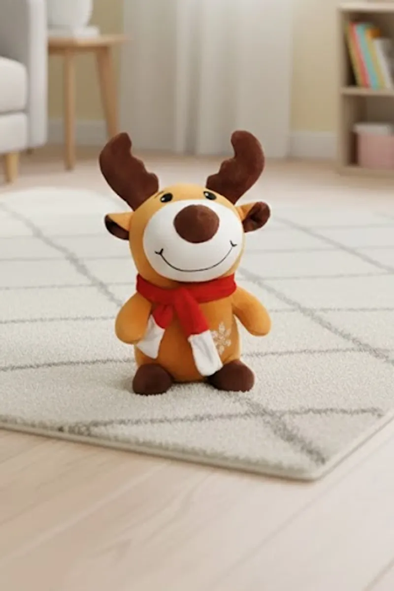 Jiggle Deer Stuffed Soft Toy - 25 Cm 010712MUL