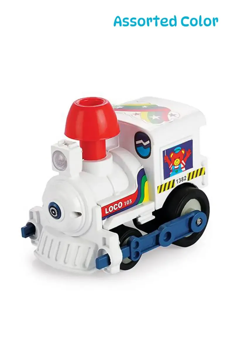 Loco DX Train Engine Pull Back Toy (Color May Vary)