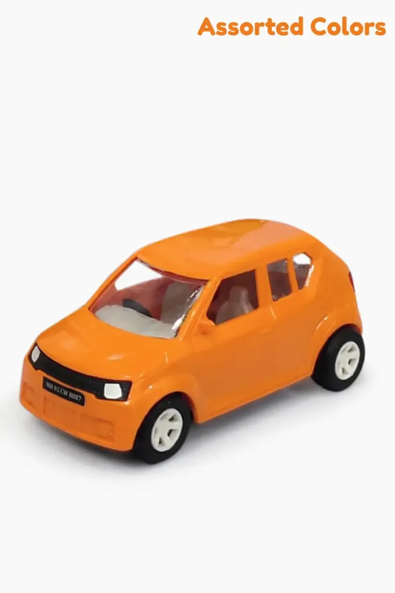 Plastic G-Nius Pull Back Car Toys  (Color May Vary )