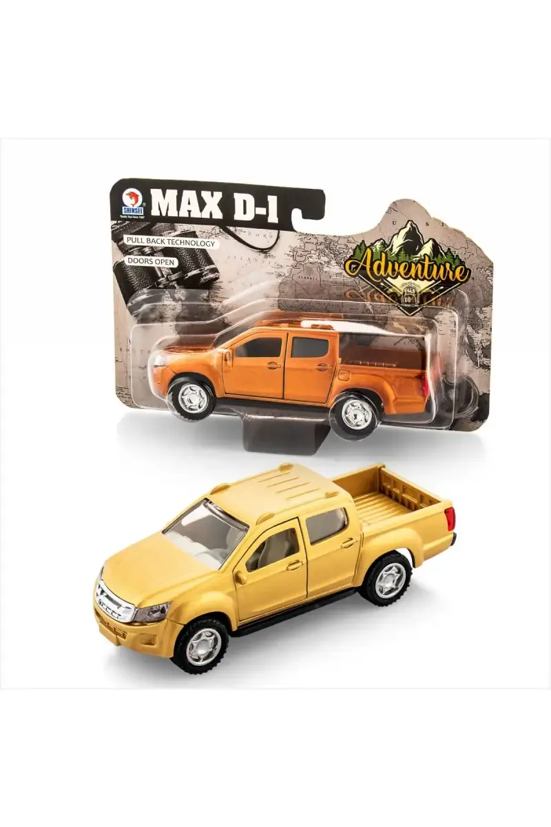 Max D-1 Pull Back Truck Toy for Kids ( Color May Vary )