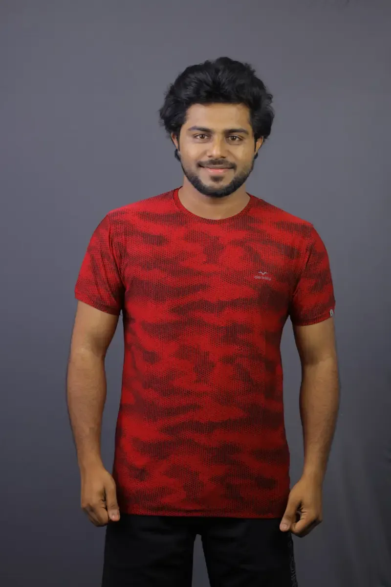 Men's Camouflage Print T-shirt