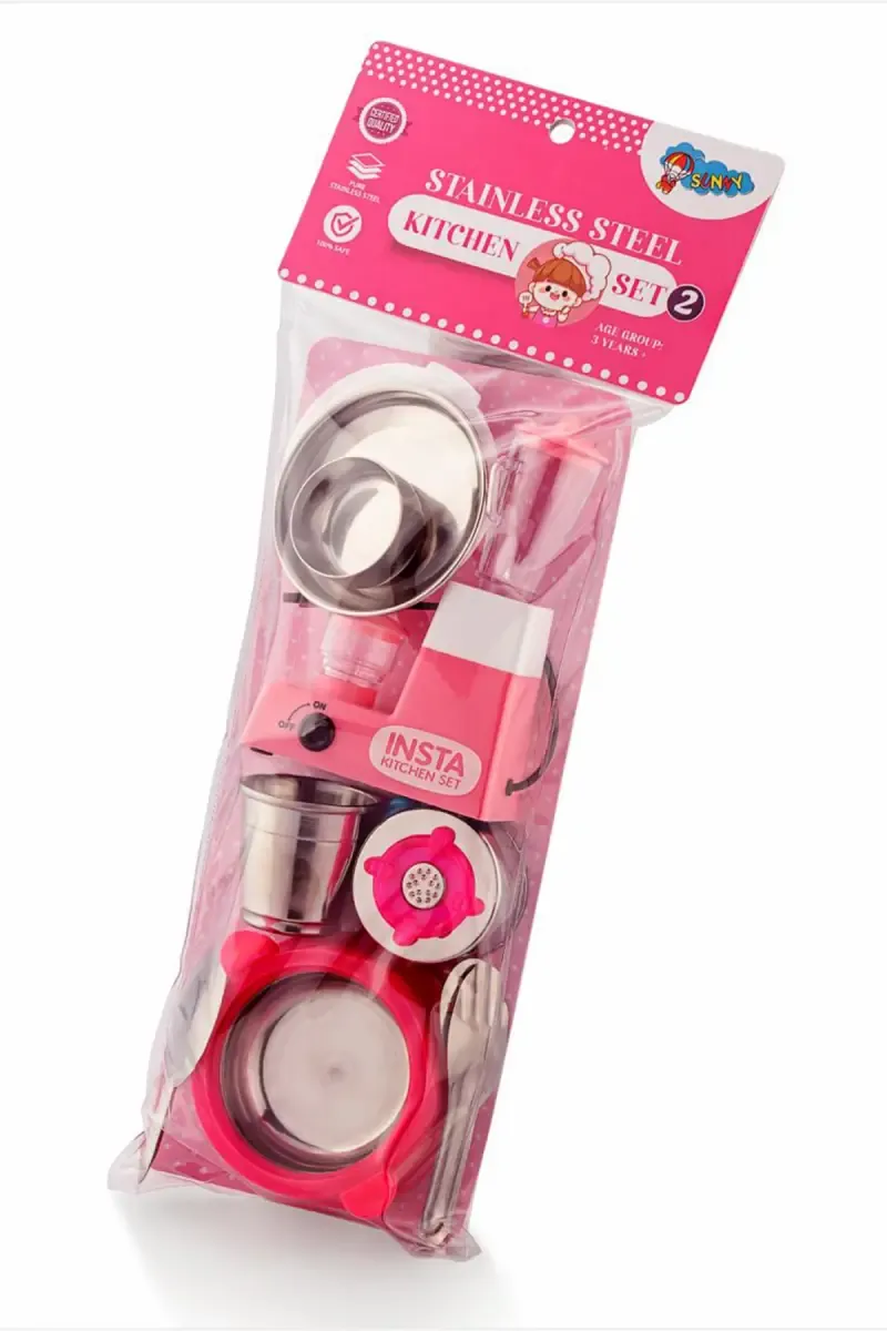 Stainless Steel Kitchen Activity Sets for Kids 