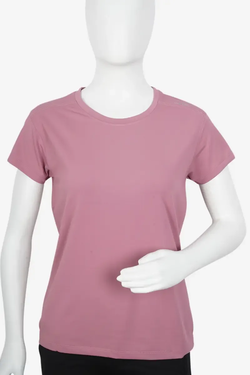 Cotton Blend Solid T-Shirt for Women
