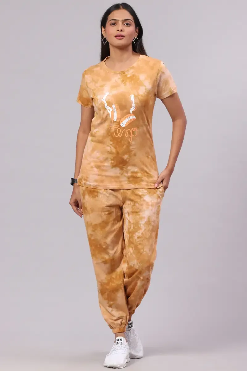 Cotton Printed Night Suit Set for Women