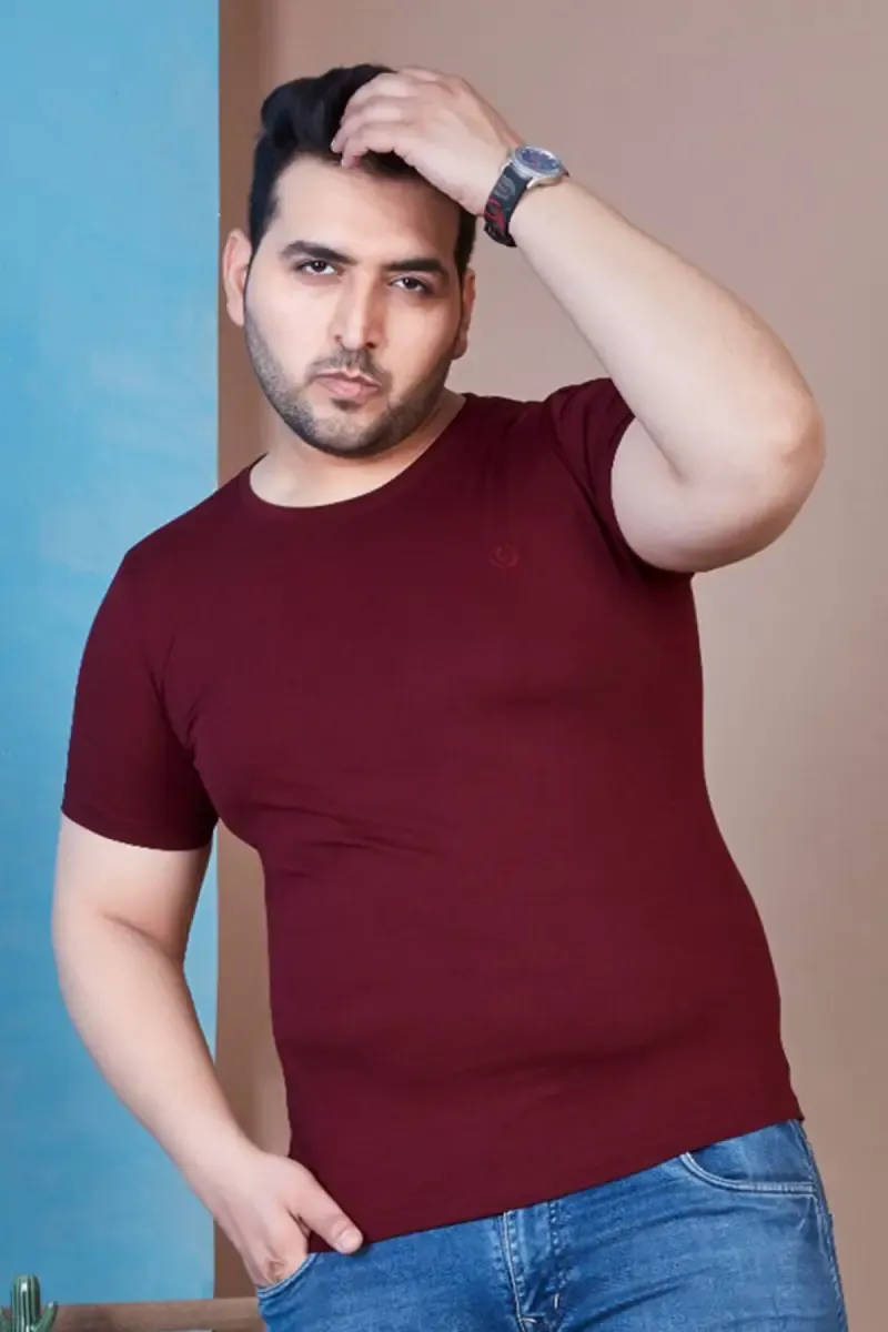 Plus Size Cotton T-shirt for Men 0113533XLMAR