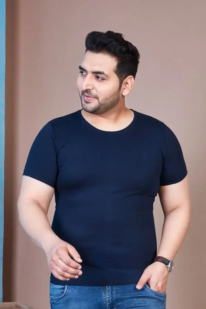 Plus Size Cotton T-shirt for Men