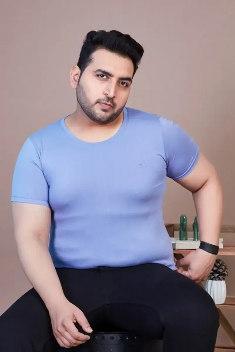 Plus Size Cotton T-shirt for Men