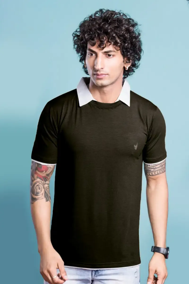 Men's Cotton Blend Polo T-shirt 011425XXLOLI