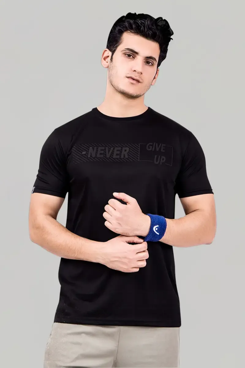 Typographic Print T-shirt for Men