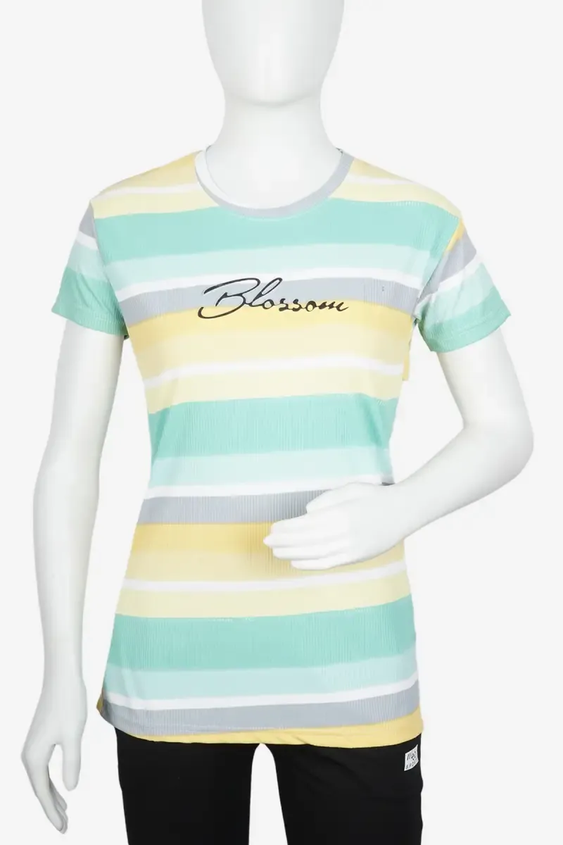 Cotton Printed T-Shirt for Women 011429XXLMUL