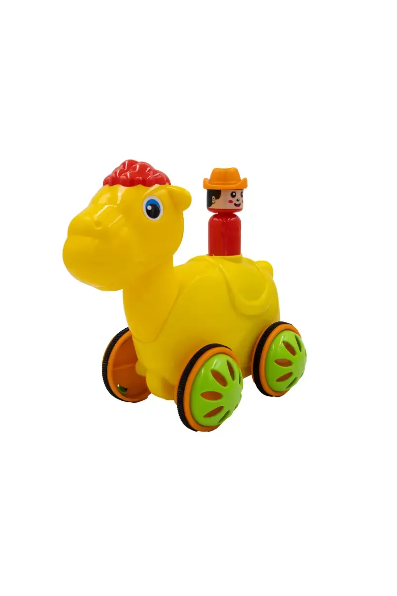Push & Go Camel Toy for Kids - Yellow (Pack of 1)