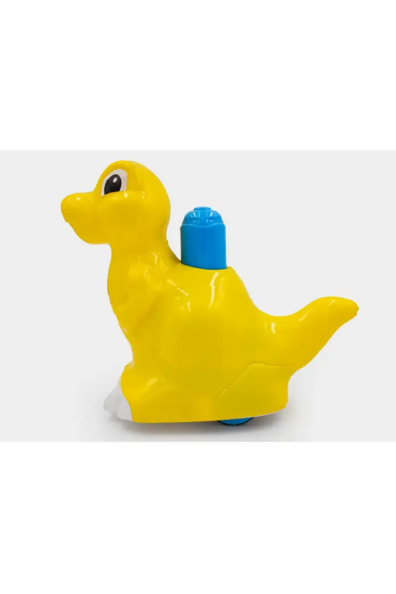 Lovely Toys Push & Go Dinosaur Toy for Kids - Yellow (Pack of 1) 011525YEL