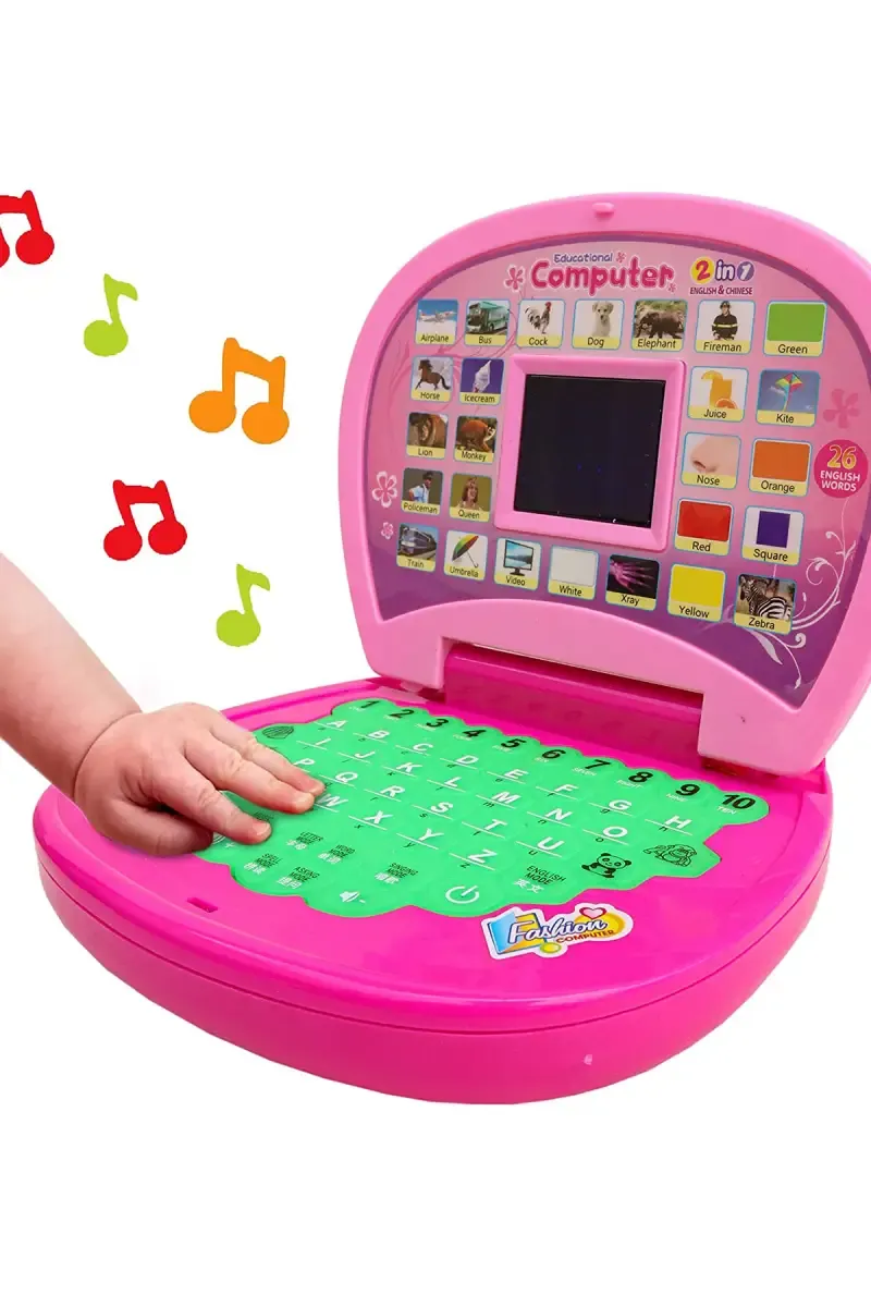 Learning Kids Laptop with Led Display & Music (Pack Of 1)