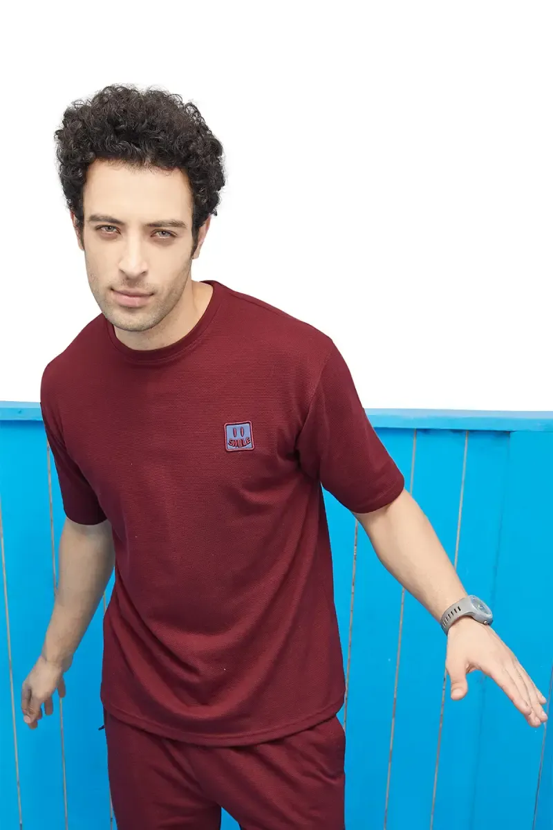 Men's Cotton T-shirt with Shorts Sets (2-Pcs Set) 011648MARXL