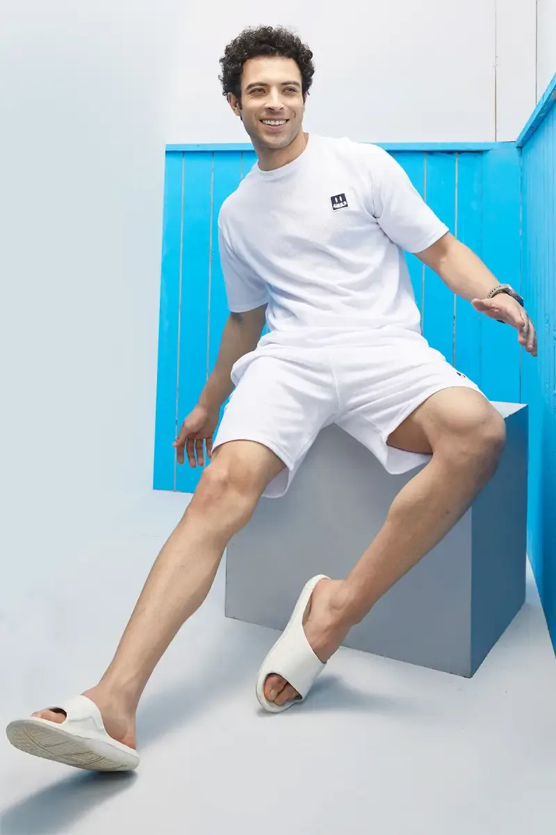 Men's Cotton T-shirt with Shorts Sets (2-Pcs Set)