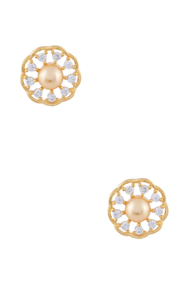 Floral Design Stud Earrings for Girls & Women