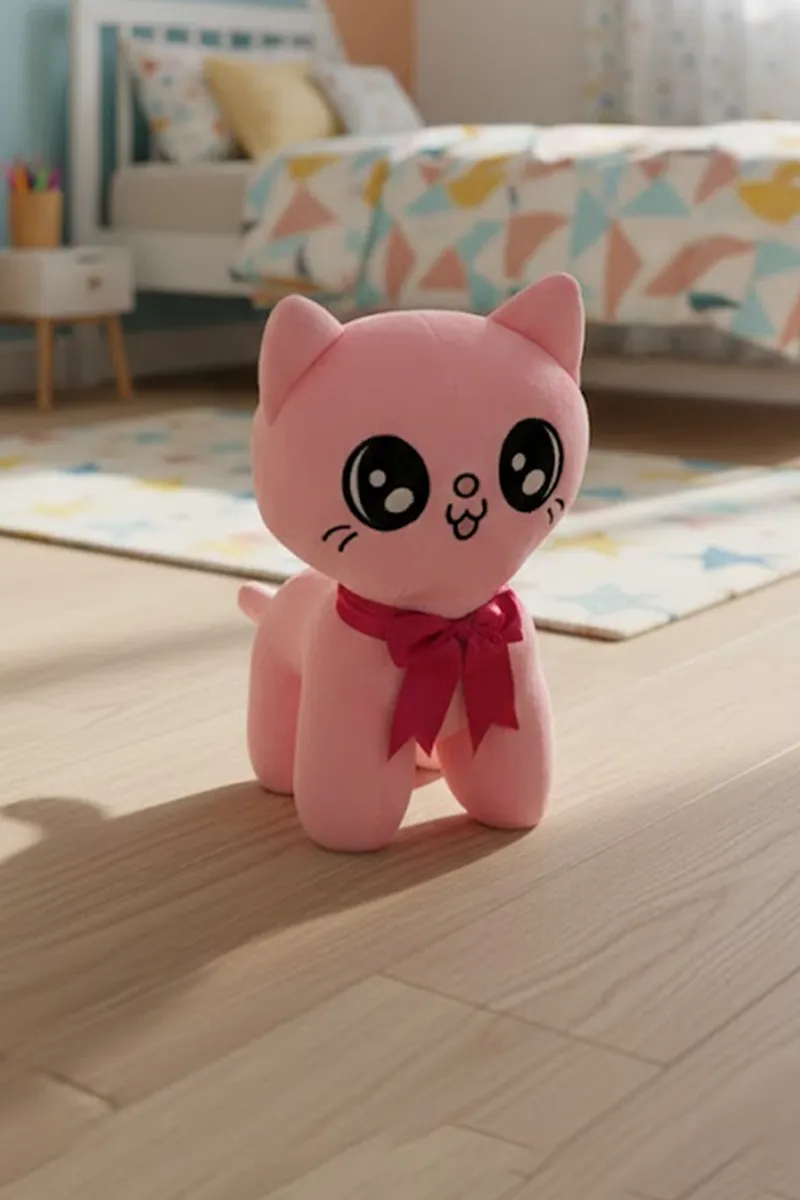 Spandex Cat Soft Toy - 11 Inch 