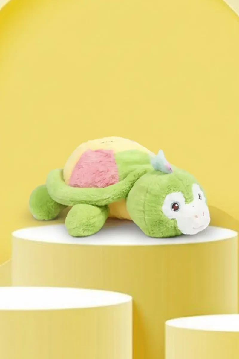 Rabbit Fur Tortoise Stuffed Soft Toy - 15 Inch
