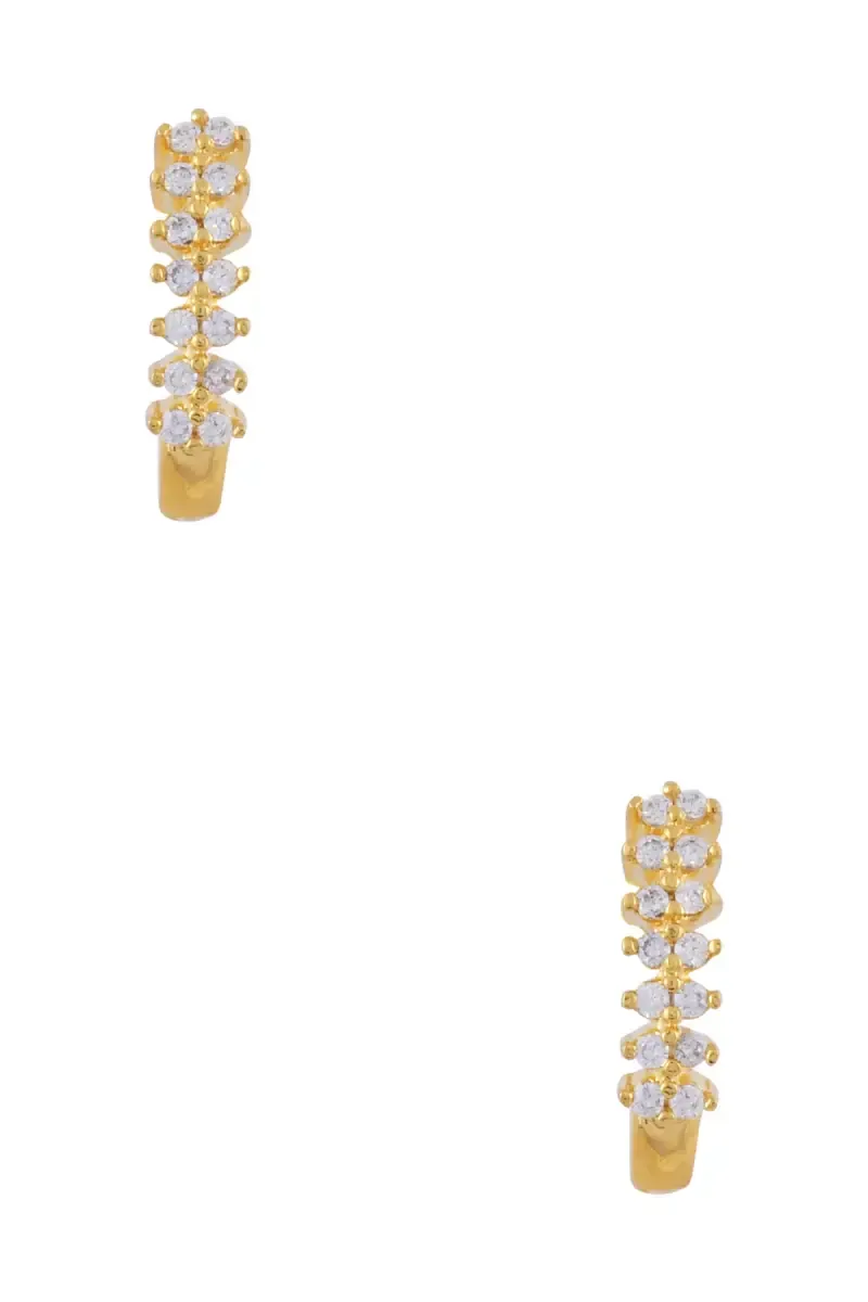 Cubic Zirconia Stud Earrings for Girls & Women