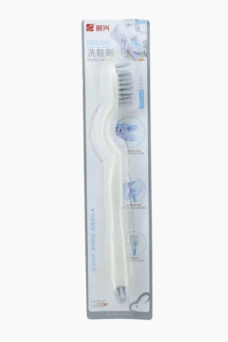 Plastic Shoe Cleaning brush - 1 Pc 011839OFFWHI1