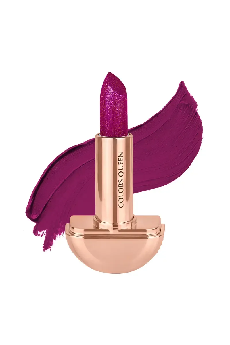 Colors Queen Violin Rock Star Matte Long Lasting Lipstick - 3g (Fuchsia) 