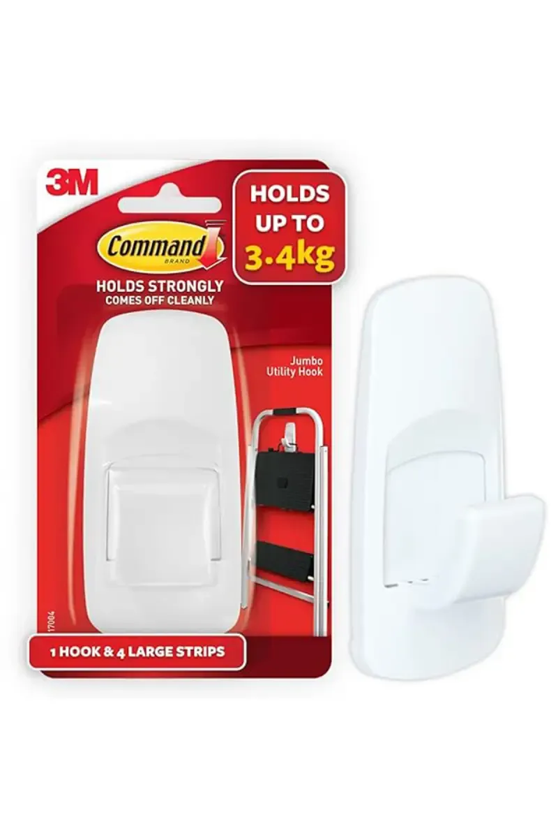 Command Plastic Adhesive Hook - 1 Pc