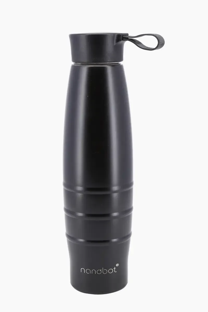 Nanobot Stainless Steel Black Panther Water Bottle - 750 ml