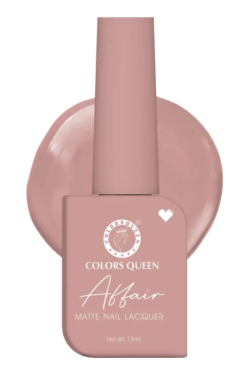 Colors Queen Affair Matte Nail Laquer Nail Polish - 13ml (Shade 02) 