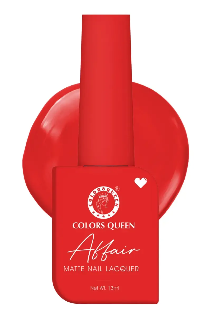 Colors Queen Affair Matte Nail Laquer Nail Polish - 13ml (Shade 08) 