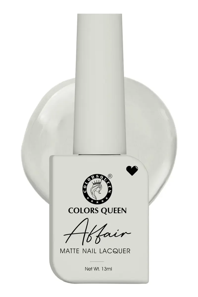Colors Queen Affair Matte Nail Laquer Nail Polish - 13ml (Shade 10) 