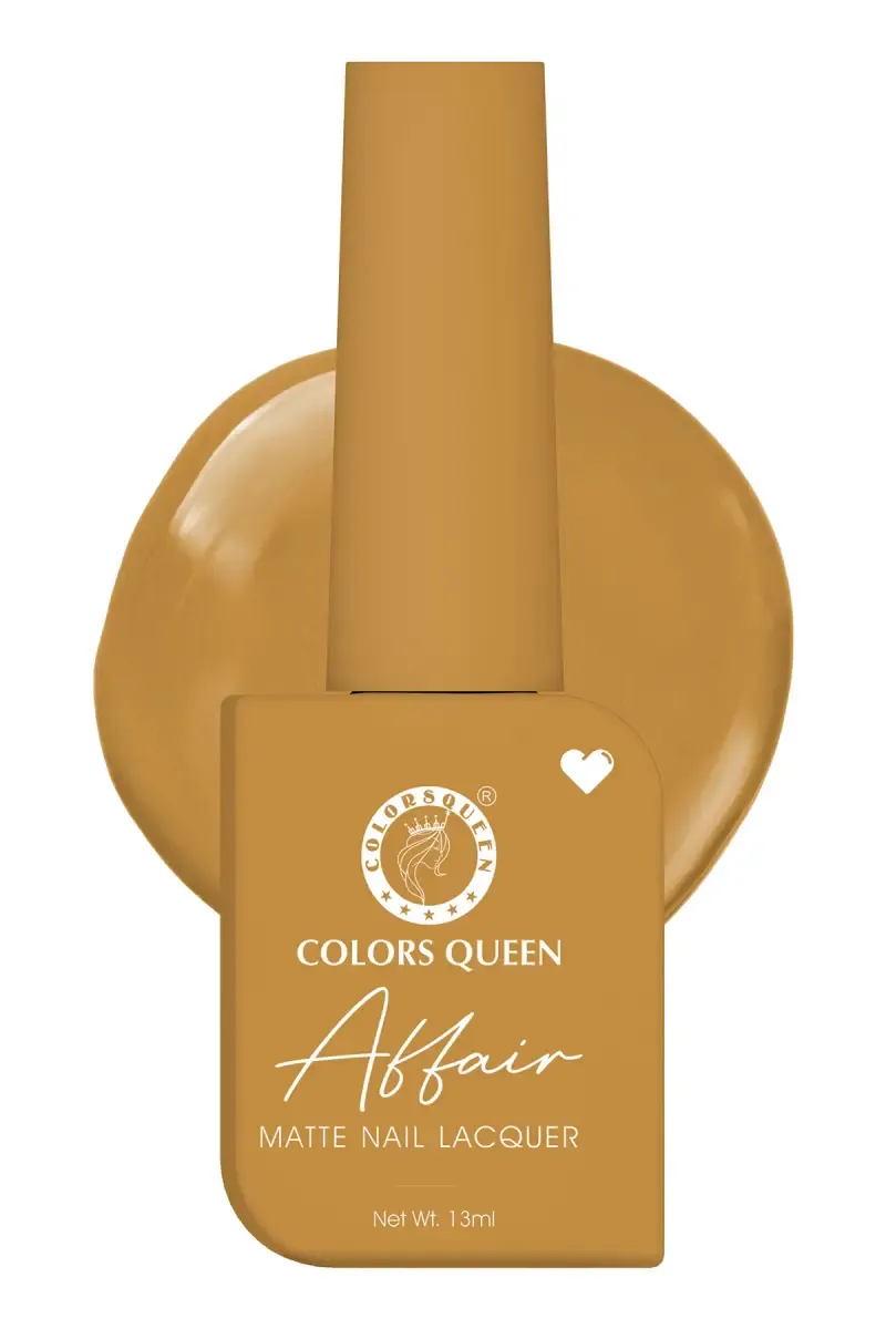 Colors Queen Affair Matte Nail Laquer Nail Polish - 13ml (Shade 12) 
