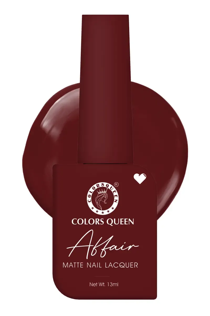 Colors Queen Affair Matte Nail Laquer Nail Polish - 13ml (Shade 18) 