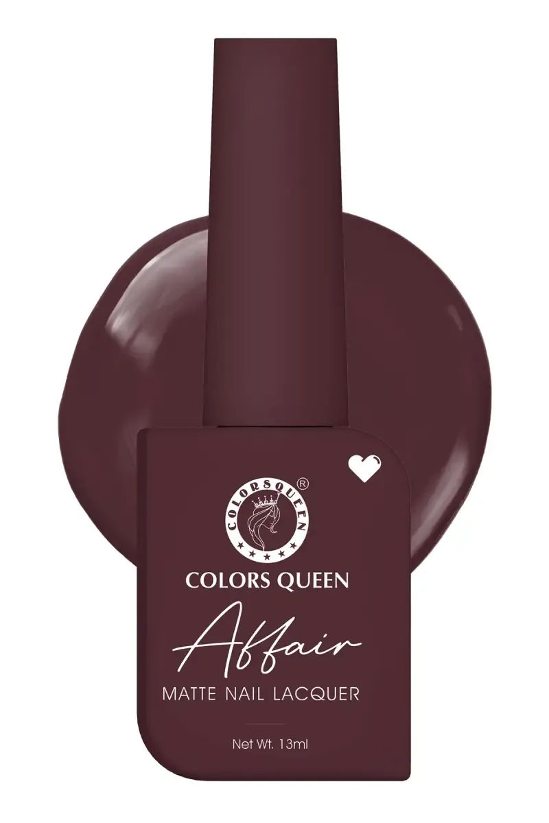 Colors Queen Affair Matte Nail Laquer Nail Polish - 13ml (Shade 22) 