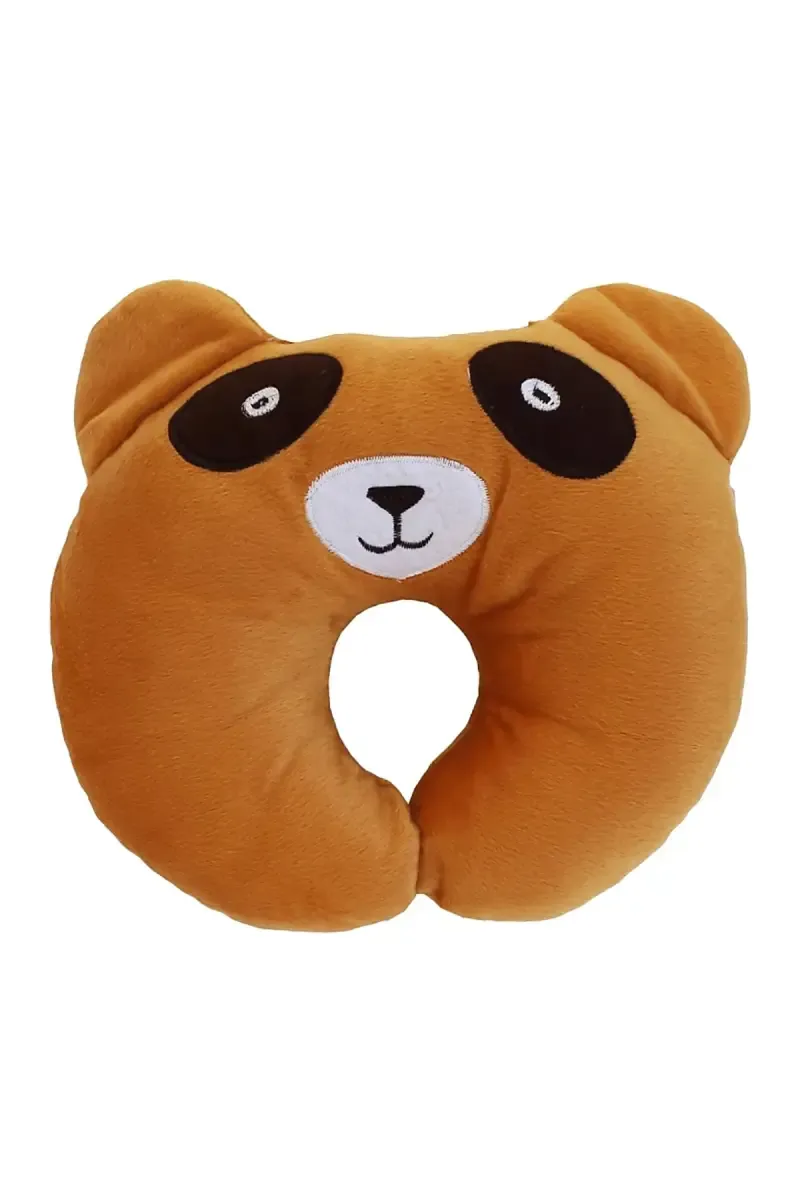 Brandonn Neck Pillow for Babies - Pack of 1 (Brown)