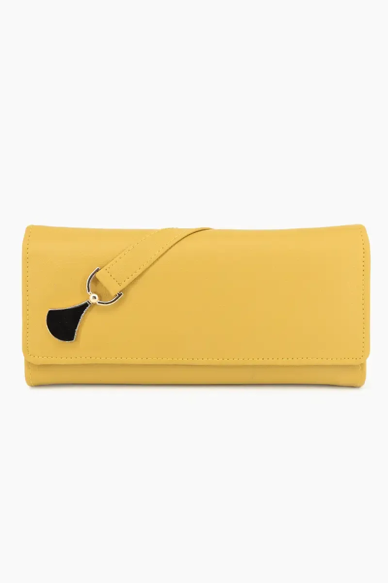 Faux Leather Solid Casual Purse for Women