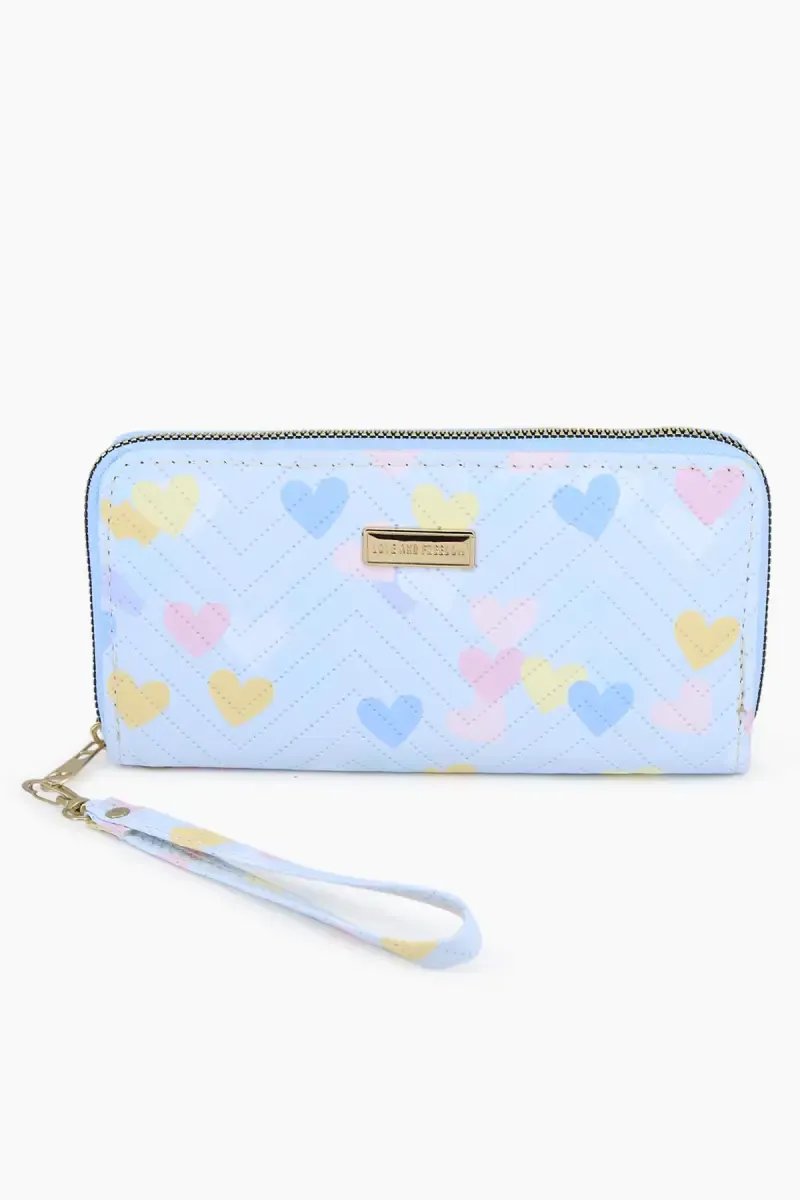Little Heart Printed Money Purse for Women