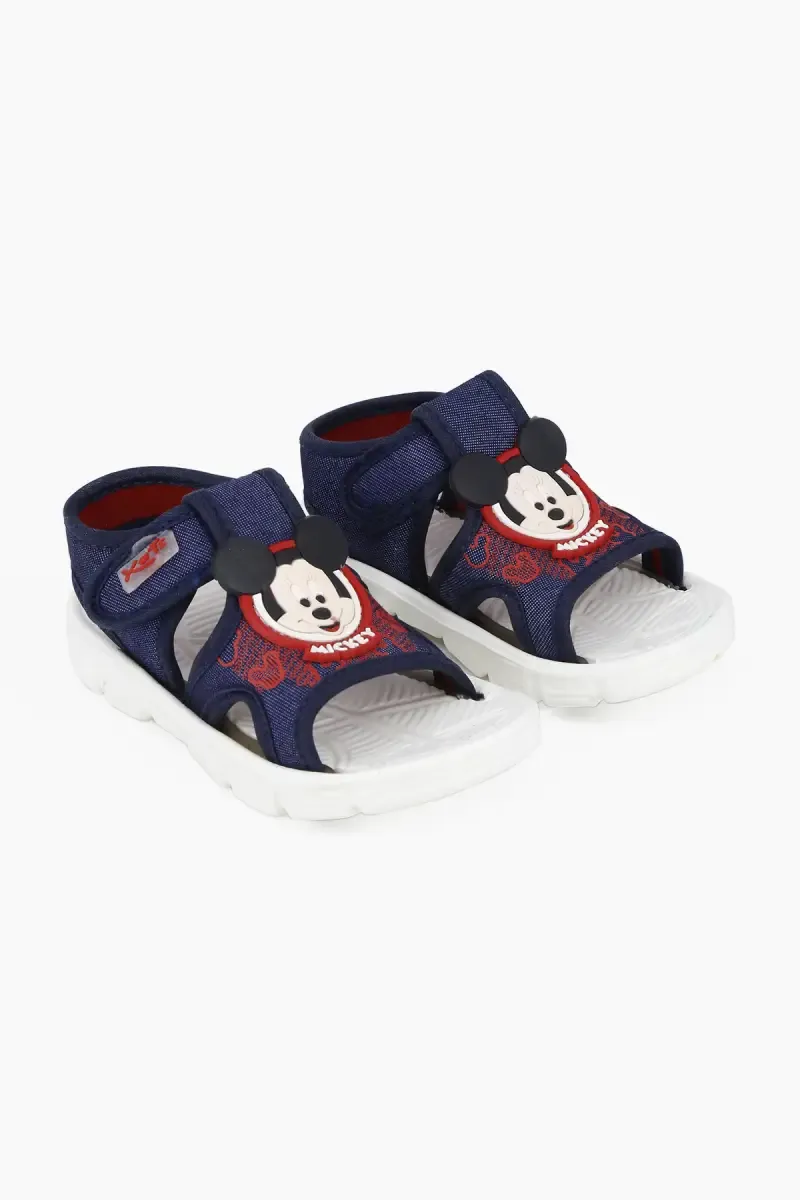Kid's Micky Mouse Printed Sandals 01257336MONDARBLU