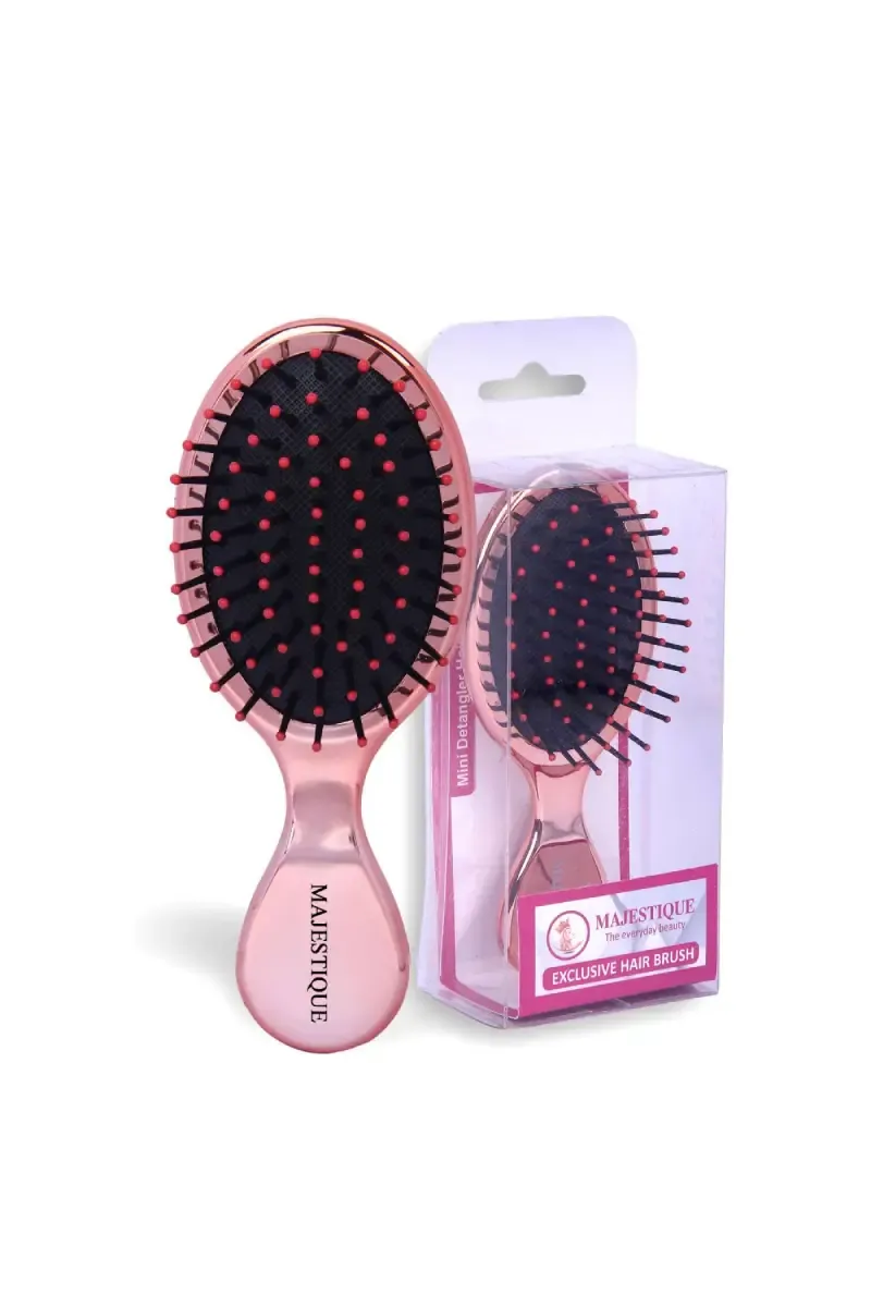 Mini Pocket Detangling Hair Brush (Multicolor) - Pack of 1