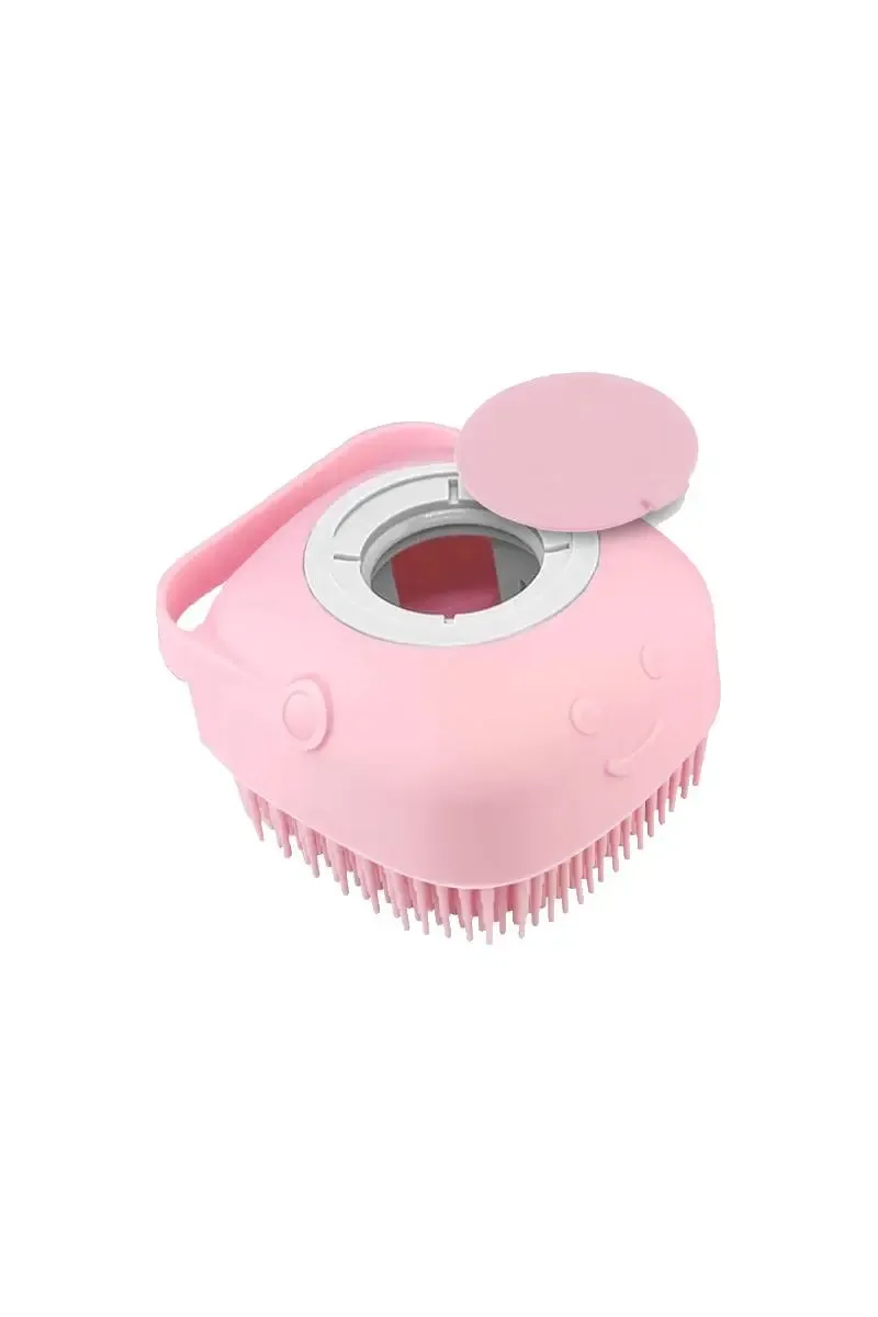 Bath Silicon Shower Scrubber - (Color May Vary)