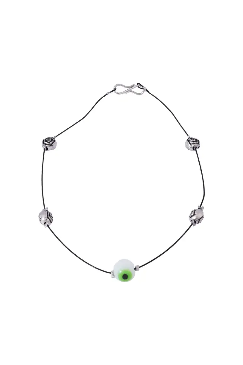 Evil Eye & Floral Charm Anklets for Women and Girls