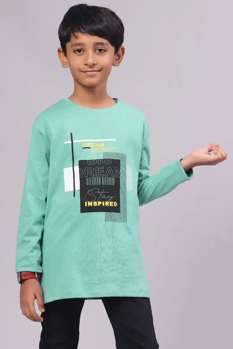 Cotton Graphic Print T-shirt for Boy
