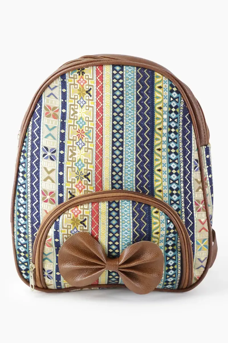 Printed Casual Backpack for Girls and Women