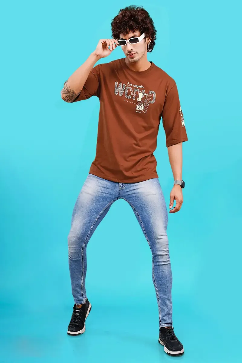 Men's Cotton Drop Shoulder T-shirt