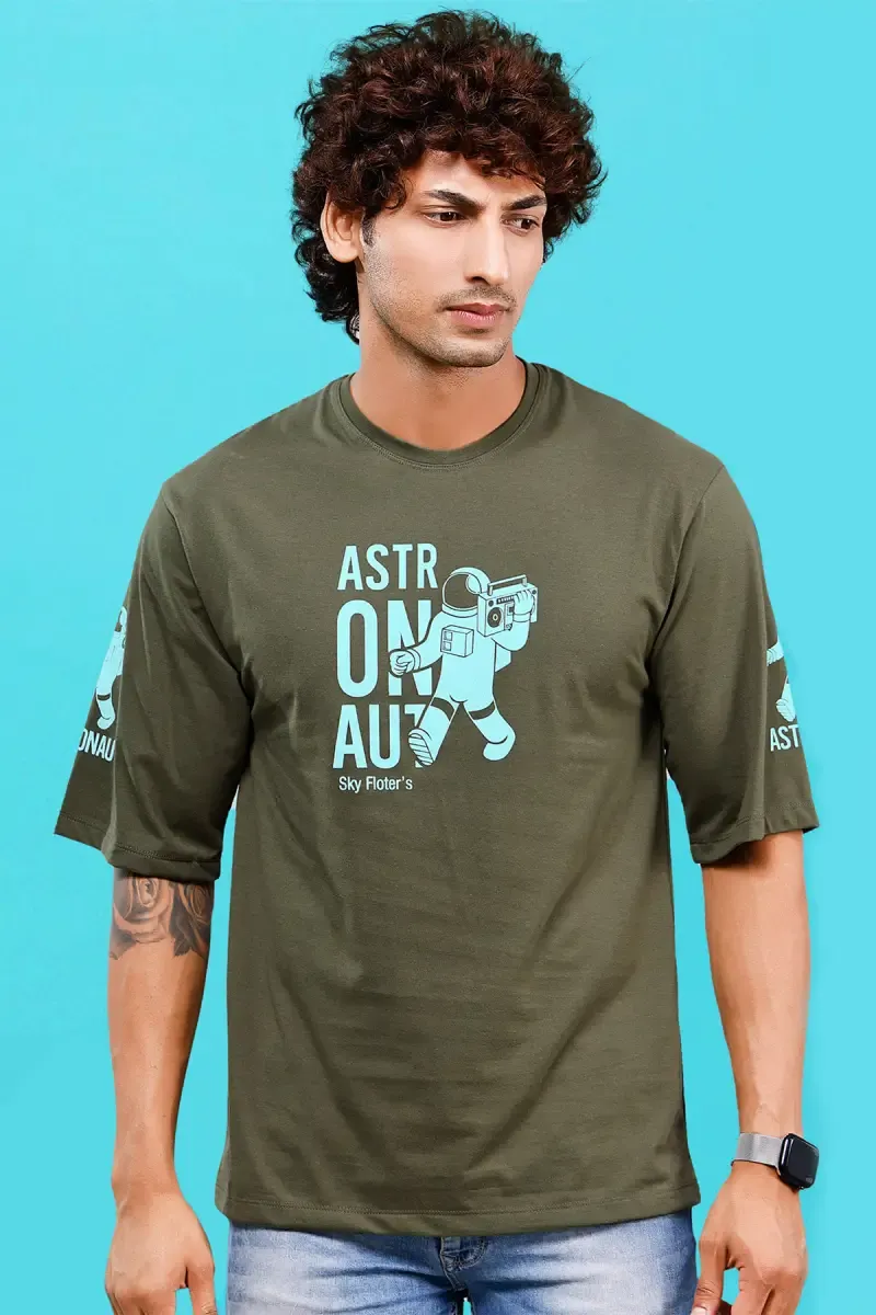 Men's Cotton Drop Shoulder T-shirt