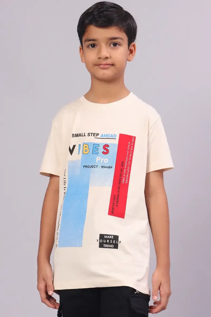 Boy's Cotton Graphic Print T-shirt